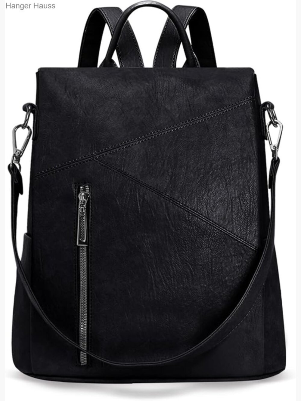 Convertible Vegan Leather Backpack Handbag Anti-theft Travel Medium